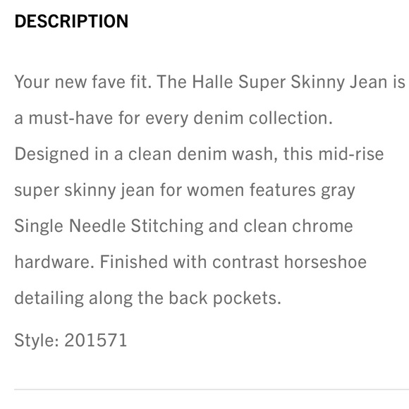 NWT True Religion Halle Single Needle Super Skinny Jeans - Picture 2 of 13